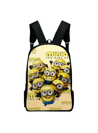 Stylebase Canvas And Pu Kids Minions School Backpack