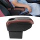 thumbnail image 5 of Arrillador de Reposabrazos, Reposabrazos de Consola de Automóvil con Universal Con Almacenamiento de Doble Capa y 6 Puertos USB, Caja de Almacenamiento de Reposabrazos de Cuero Pu, 5 of 7