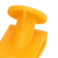thumbnail image 4 of Set of 8 engine base fixing clips A0019913970, yellow, for Smart Fortwo W450 and W451, 4 of 4