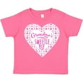 thumbnail image 3 of Inktastic Grandma's Sweetie Pie with Pink Hearts Boys or Girls Toddler T-Shirt, 3 of 5