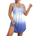 thumbnail image 2 of Liuchenyi Under $10 Summer Nightgowns for Women Casual Loose Short Sleeve Round Neck Print Home Sleep Dress Sleep Shirts for Women Xxxxxl, 2 of 4