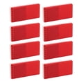 thumbnail image 1 of Safety Reflectors 8Pcs Rectangular Reflectors Water Proof Self Adhesive Reflective Stickers for Caravan Truck Tractor with Lorry Motorcycle Fence Gate Post Reflector, 1 of 7
