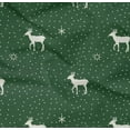thumbnail image 5 of oneOone Cotton Poplin Twill Green Fabric Christmas Craft Projects Decor Fabric Printed By The Yard 56 Inch Wide, 5 of 6