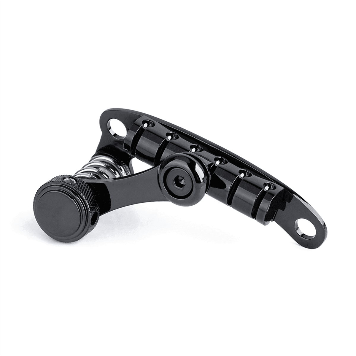 Guitar Vibrato Tailpiece Tremolo, Flat Top Body Tremolo Unit Vibrato Bridge for LP Electric Guitars Black