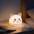 thumbnail image 3 of ERK Easter Decorations Night Light Alarm Clock Silicone Color Night Light With Remote Charging Version, 3 of 4