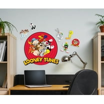 Looney Tunes Squad Movable Vinyl DIY Wall Art Stickers Set - Walls, Windows, Doors