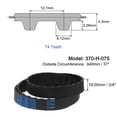 thumbnail image 2 of 370-H-075 Timing Belt 74 Teeth Rubber Cogged Belt 37" Length, 3/4" Width, 1/2" Pitch, 2 of 6