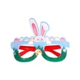 thumbnail image 2 of Marco de Gafas de Pascua Accesorio de Disfraz Orejas de Conejo de Pascua Huevos, 2 of 9