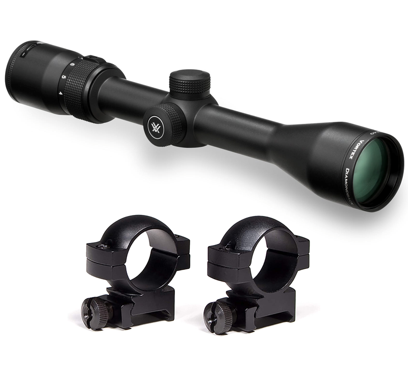 Vortex Optics Diamondback 412x40 Riflescope with Rings Set