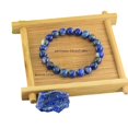thumbnail image 2 of Natural Lapis Lazuli Simple Personalized Bracelet, 2 of 2