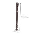thumbnail image 3 of SHINYPASING 1Set Simple Clarinet for Classroom Use Coffee ABS Resin Lightweight and Easy to Carry, 3 of 8