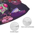 thumbnail image 5 of Invader Zim Fun Pillowcase Cushion Pillow Covers With Hidden Zipper Pillow Case Decor For Bed Dorm Sofa Couch Car 16"x24", 5 of 8