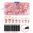 thumbnail image 2 of Terminales de cable Irfora 125PCS / Box Kit surtido de orejetas de alambre Incluye 65PCS Terminales de anillo de cobre Conectores engarzados 60PCS Tubo termorretráctil para vehículo Barco marino Irfora Terminales de cable, 2 of 7