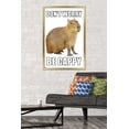 thumbnail image 2 of Capybara - Be Cappy Wall Poster, 22.375" x 34" Framed, 2 of 5