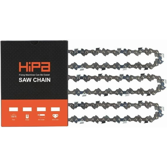 HIPA Chainsaw Chain 14" Compatible with Ryobi RY3714 RY40503, 3/8LP 050 52DL-Pack of 3