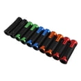 thumbnail image 5 of 7/8" 22mm Motorcycle Handle Grips CNC Aluminum for Vespa Yamaha Honda Suzuki Kawasaki Universal Handlebar Scooter Tuning Parts, 5 of 6
