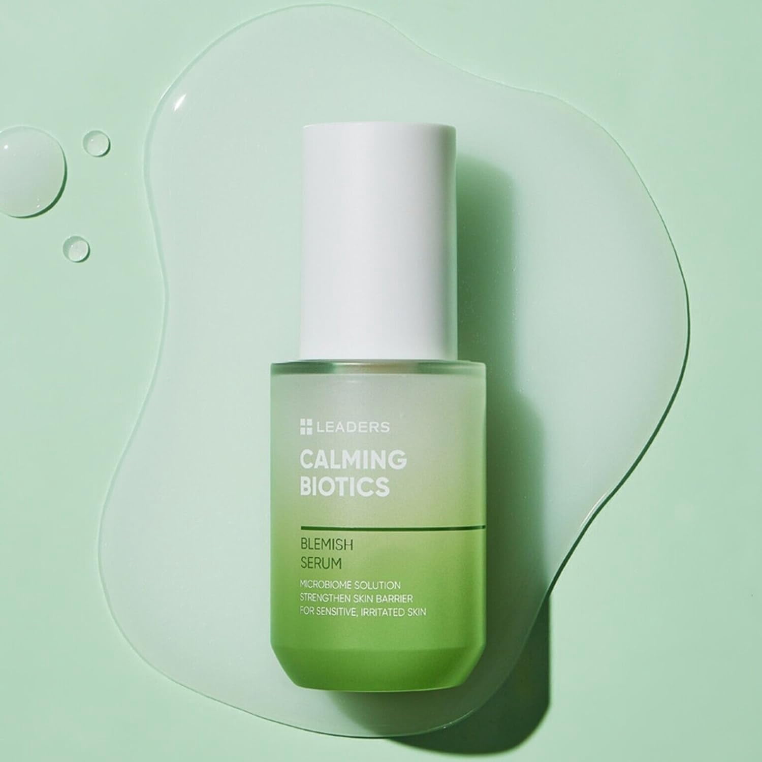 Leaders Calming Biotics Blemish Serum - Facial Serum for Acne-Prone, Sensitive, Irritated Skin - Supports, Calms, & Soothes Skin