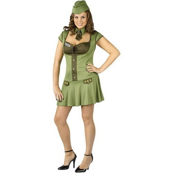 Adult Plus Size Army Major Costume
