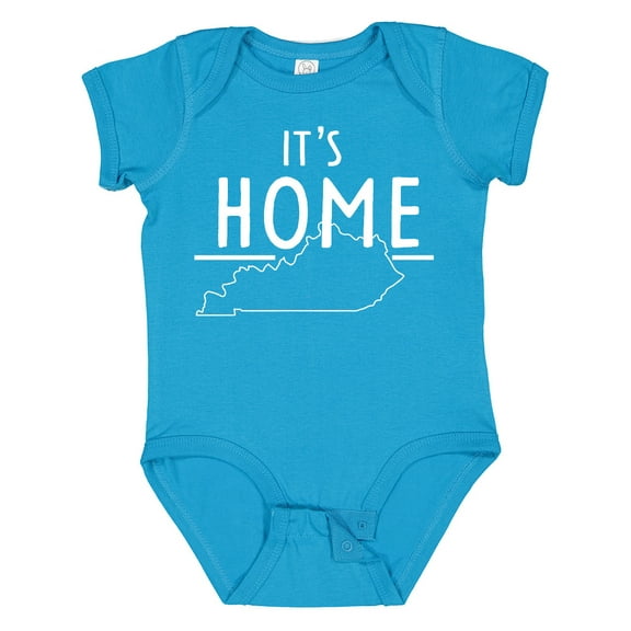 Inktastic It's Home State of Kentucky Outline Boys or Girls Baby Bodysuit
