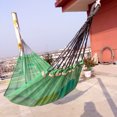 thumbnail image 4 of Hamaca portátil transpirable jardín hogar parque viaje Camping (verde), 4 of 8