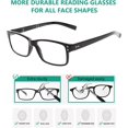 thumbnail image 4 of ORUYROP 5-pack Spring Hinges Vintage Eyeglasses Men, 4 of 6