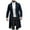 Navy, variant on Dpytoraw Male Winter Coat Jacket Style Fashion Handsome Long Wool Overcoat Comfortable Warm Soft Coat