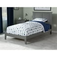 thumbnail image 2 of Leo & Lacey Madison Lit Simple en Bois Massif avec Base, Gris, 2 of 6