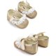 thumbnail image 4 of (13 cm) Zapatos de princesa para niñas de 12 a 18 meses, zapatillas de primeros pasos con adornos brillantes para niñas pequeñas, antideslizantes, 4 of 5