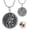 C01-St Florian(Locket), variant on St Michael Locket Necklace for Men Women 925 Sterling Silver Round Saint Archangel Michael Photos Medal Picture Medallion Protection Jewelry