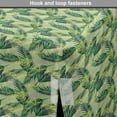 thumbnail image 4 of Palm Leaf Dog Crate Cover, Jungle Rainforest Pattern Hand Drawn Green Foliage, Easy to Use Pet Kennel Cover for Medium Large Dogs, 35" x 23" x 27", Green Apple Green, by Ambesonne, 4 of 6