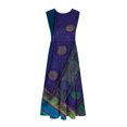 thumbnail image 4 of FcBaudy Robe Sans Manches à Col Rond, Robes d'Été pour Femmes, Robes pour Femmes Robe Imprimée Sans Manches à Col Rond pour Femmes, 4 of 5