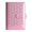 Pink, variant on A6 Laser Heart Pattern Binder Cover, 6-Ring DIY Notebook, Cash Budget Planner, Refillable Notebook for Personal Planning, Gift for Women & Students,Purple