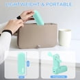 thumbnail image 5 of JYJXWY Portable Hand Fan,USB Rechargeable Fan with Mirror, Cell Phone Holder, Flashlight, 3-Speed, Lanyard, for Suitable Wowen Travel and Outdoor-Green, 5 of 7