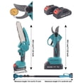 thumbnail image 3 of YouLoveIt Cordless Chainsaw Portable Handheld Electric Chain Saw Pruning Chainsaw Extendable Pruning for Wood Cutting, Tree Trimming, Branch Pruning, Gardening, Camping, 3 of 8