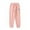 Pink, variant on Utoimkio Toddler Boy Girls Solid Color Plush Warm Sweatpants Active Jogger Pants Casual Pull-On Pants Drawstring Sweat Pants for Little Boys Girls 4-12 Years