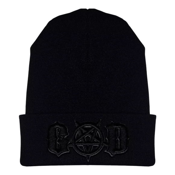 Gorro Beanie Negro Unitalla God