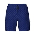 thumbnail image 5 of Rocae Navy Blue for Men's Swim Trunks Quick Dry With Two Side Pockets and One Lined Patch PocketXX-Large, 5 of 9