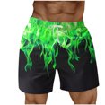 thumbnail image 2 of Men's Shorts Clothing Under $10 Big And Tall Casual Fashion Print Shorts With Pockets Elastic Waist Beach Pants Short Pants, 2 of 6
