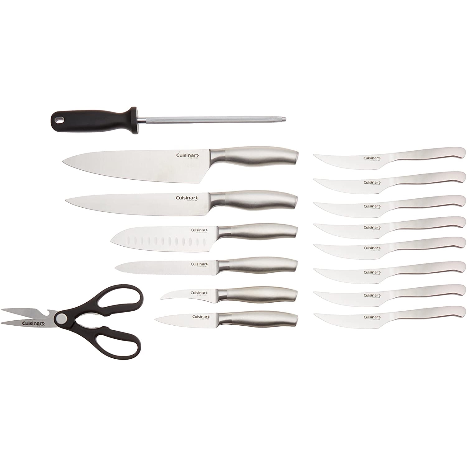 Knife Sets for Kitchen with Block, 17 Pcs with Boning Knife and Carving  Fork,with German Stainless Steel and Full-Tang Design - Bed Bath & Beyond -  34540047