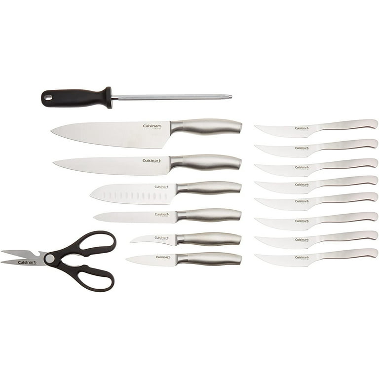 Cuisinart Color Pro Collection 12-Piece Block Cutlery Set - White
