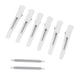 thumbnail image 4 of 6 pinzas profesionales para el pelo, antideslizantes, divisorias, para cortar y peinar el cabello (blancas), 4 of 14