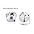 thumbnail image 2 of 13mm Jingle Bells Craft Bells Carbon Steel Electroplating Silver Tone 80 Pack, 2 of 5