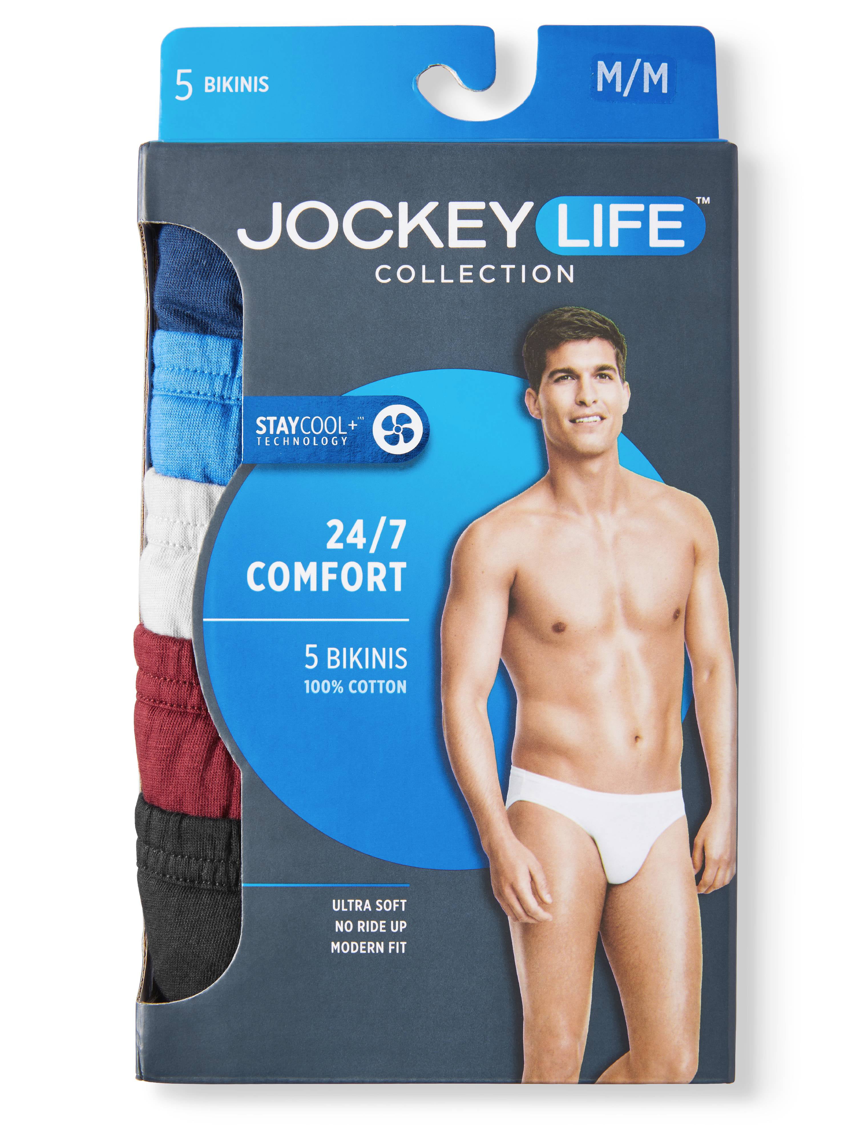 Jockey Men Essentials24/7 Comfort Bikini - 5 Pack 