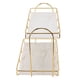 thumbnail image 3 of Estante de almacenamiento de niveles, estante de almacenamiento para baño, organizador de mostrador de baño dorado, estante de pie, máxima comodidad, 3 of 12