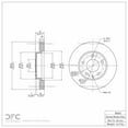 thumbnail image 2 of Front Dynamic Friction Company Disc Brake Rotor 600-80062 (1) For 1995-2000 Mazda Millenia, 2000-2006 Mazda MPV, 2 of 2