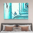 thumbnail image 4 of Door Turquoise Blue Canvas Poster Bedroom Decor Sports Landscape Office Room Decor Gift,Frame-style,20x30inch(50x75cm), 4 of 8