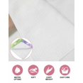thumbnail image 6 of Easter Kitchen Dish Towels for Drying Dishes Set of 4, Spring Rabbit Silhouette Colorful Rainbow Graffiti Waffle Weave Microfiber Hand Tea Bathroom Towels Quick Dry & Absorbent Towel 12x12, 6 of 7