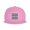 Pink, variant on Snapback Hat Harlequin Adjustable Flat Bill Brim Hat for Men Women Casual Wear Black