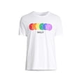 thumbnail image 4 of Camiseta gráfica blanca Elevenparis Hombre Rainbow Smiley 2XL, 4 of 4