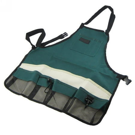 - Novo Oxford Garden Tool Apron 5-Pockets 20-Inchx22-Inch Green for Working,Gardening,Kicthen Cooking,Harvest,Coffee Shop